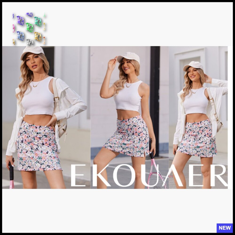 Active Performance Skort Lightweight Stretchy Ten… - image 6